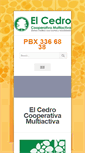 Mobile Screenshot of elcedrocooperativa.com